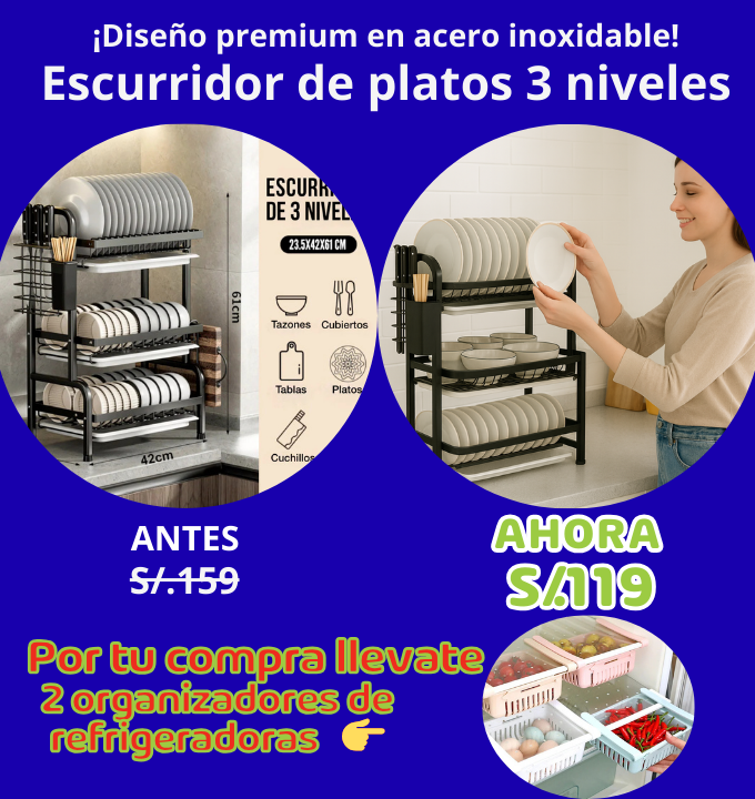 Escurridor de platos
